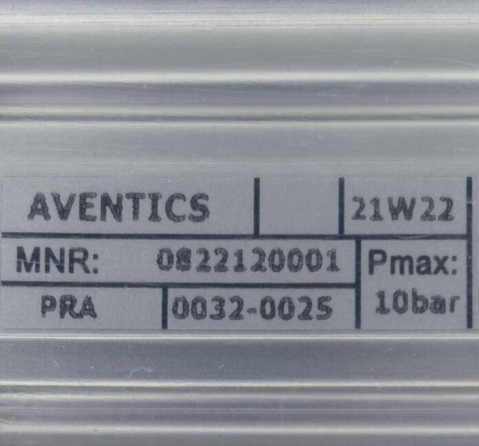 Aventics 0822120001 PRA-DA-032-0025 Cylinder