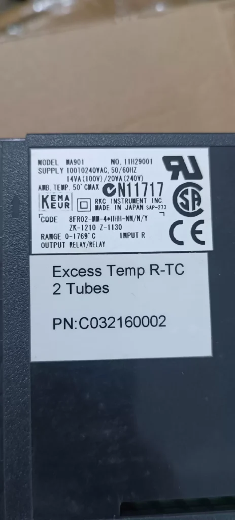 RKC MA901-8FR02 Controller thumbnail
