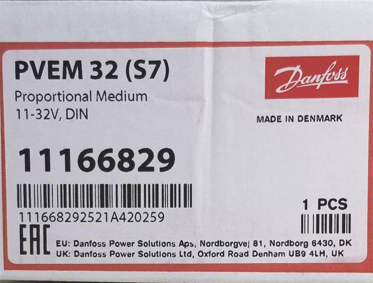 Danfoss PVEM 32 (S7) 11166829 Valve