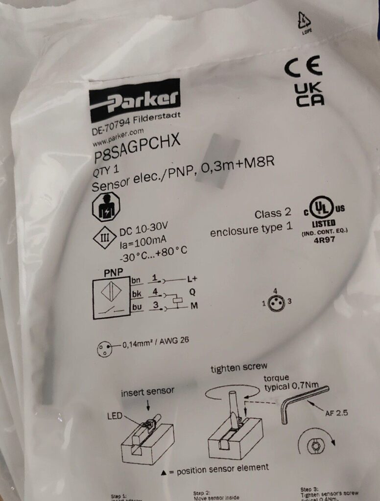 Parker P8SAGQCHX Pneumatic Component