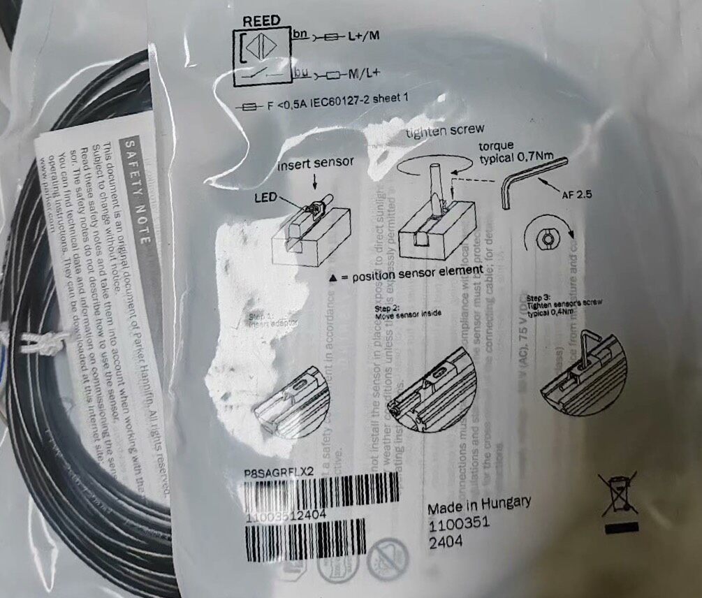 Parker P8SAGRFLX2 Sensor thumbnail
