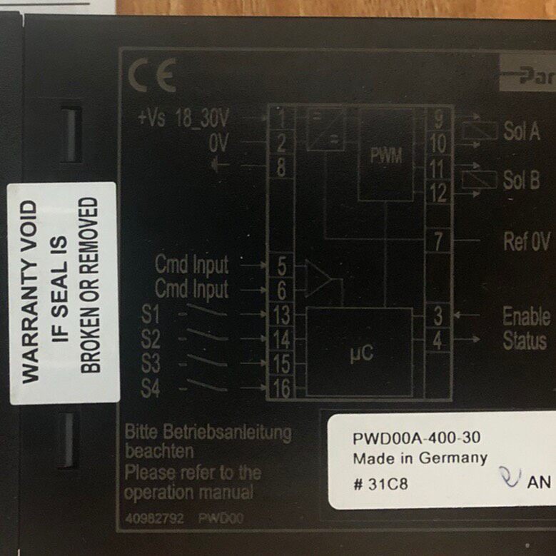 Parker PWD00A-400-30 Valve thumbnail