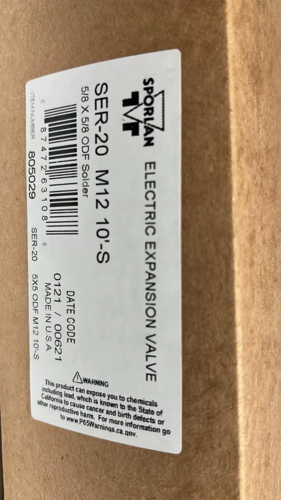 Sporlan SER-20-M12-10-S Electronic Expansion Valve