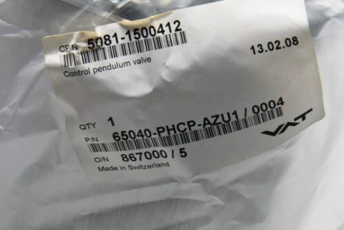 VAT 65040-PHCP-AZU1/0004 High-Purity Process Valve