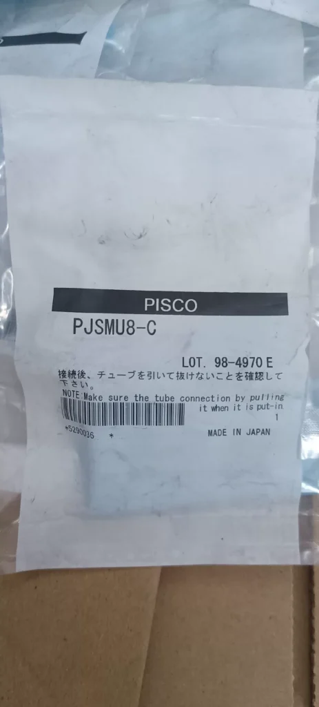 PISCO PJSMU8-C Valve