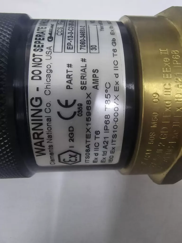 Clements EP-13-3-C2-20-2012M Explosion-proof Connector