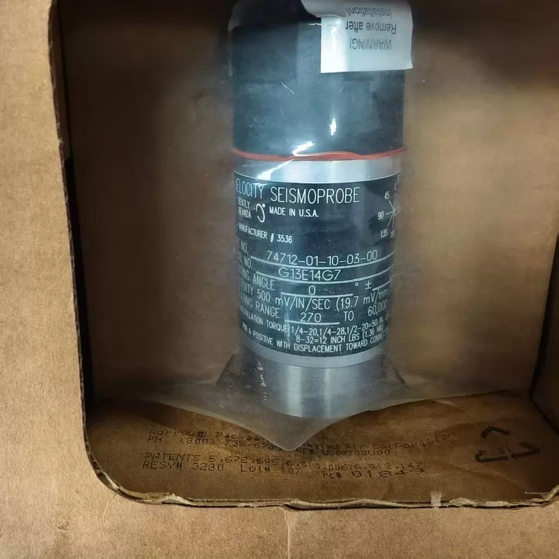 Bently Nevada 74712-01-10-03-00 Vibration Sensor thumbnail