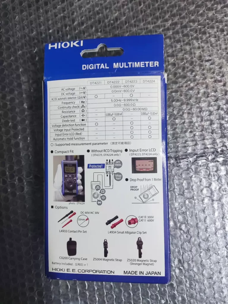HIOKI DT4222 Digital Multimeter thumbnail
