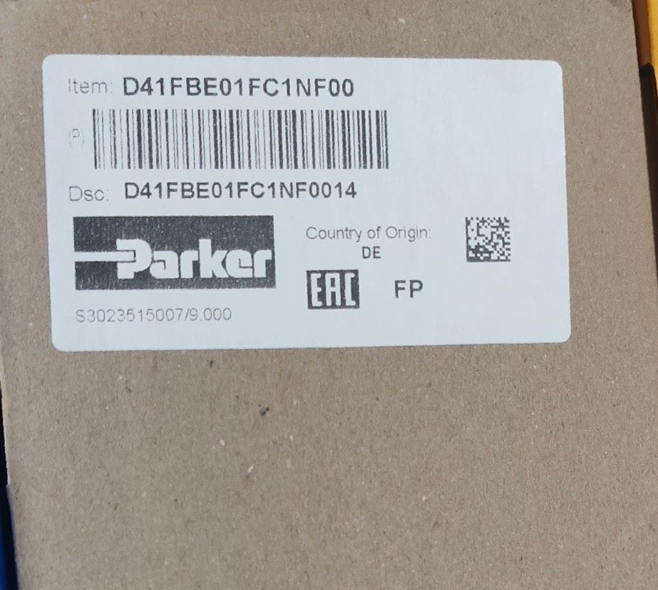Parker D41FBE01FC1NF00 Valve