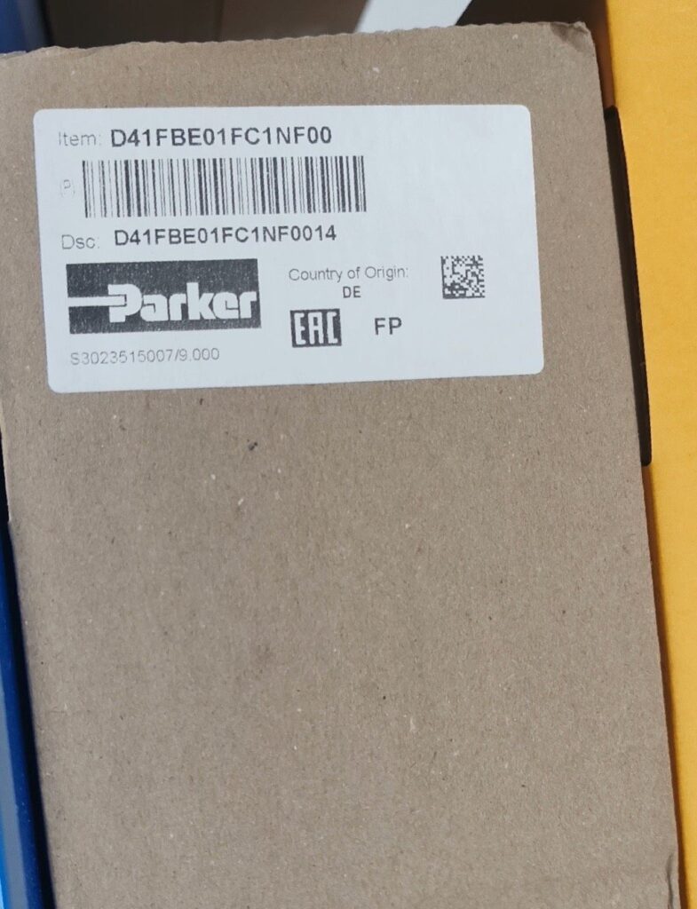 Parker D41FBE01FC1NF00 Valve thumbnail