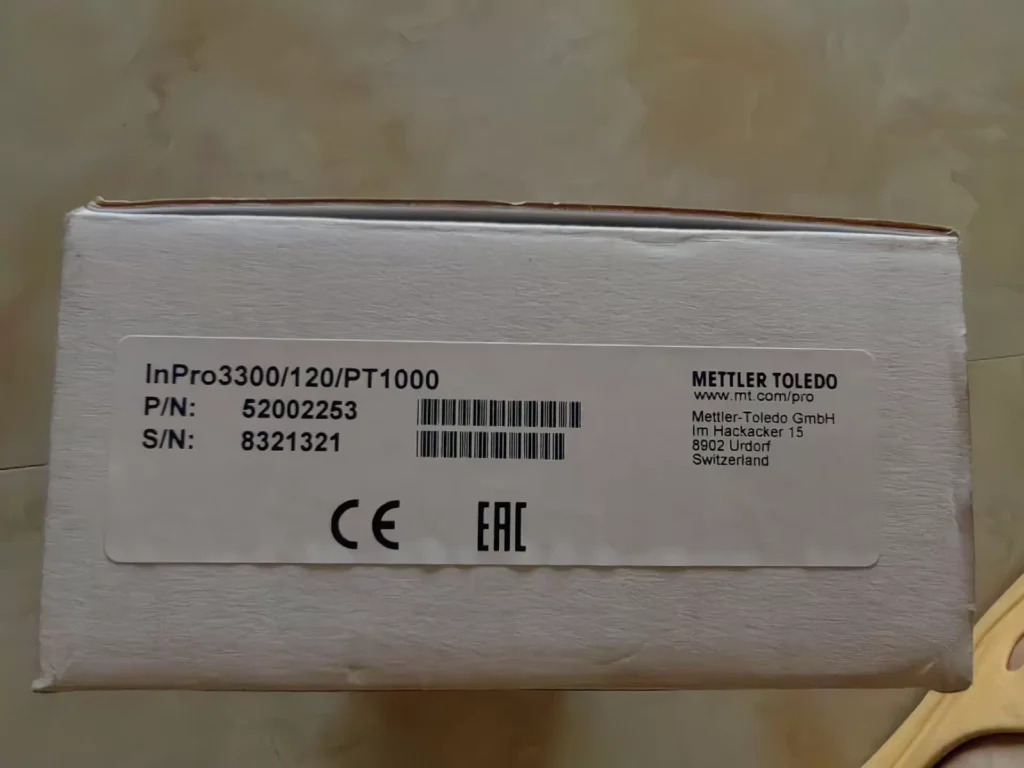Mettler Toledo Inpro3300/120 pH Electrode