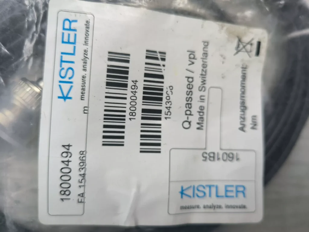 Kistler 1601B5 Sensor Cable