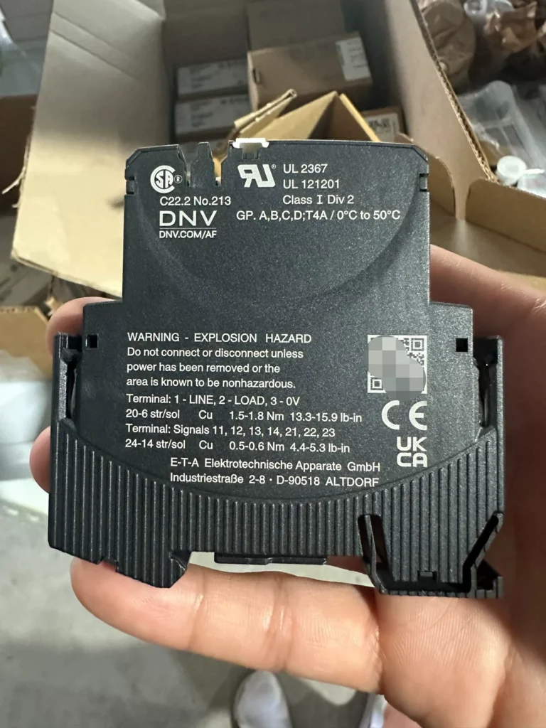 ETA ESX10-TB-101-DC Relay