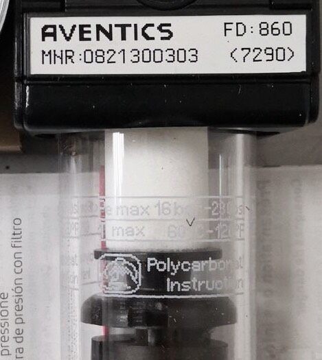Aventics 0821300303 Pneumatic Valve thumbnail