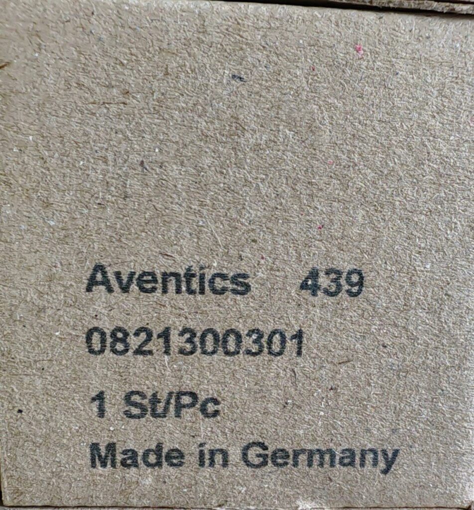 Aventics 0821300350 Pneumatic Component thumbnail