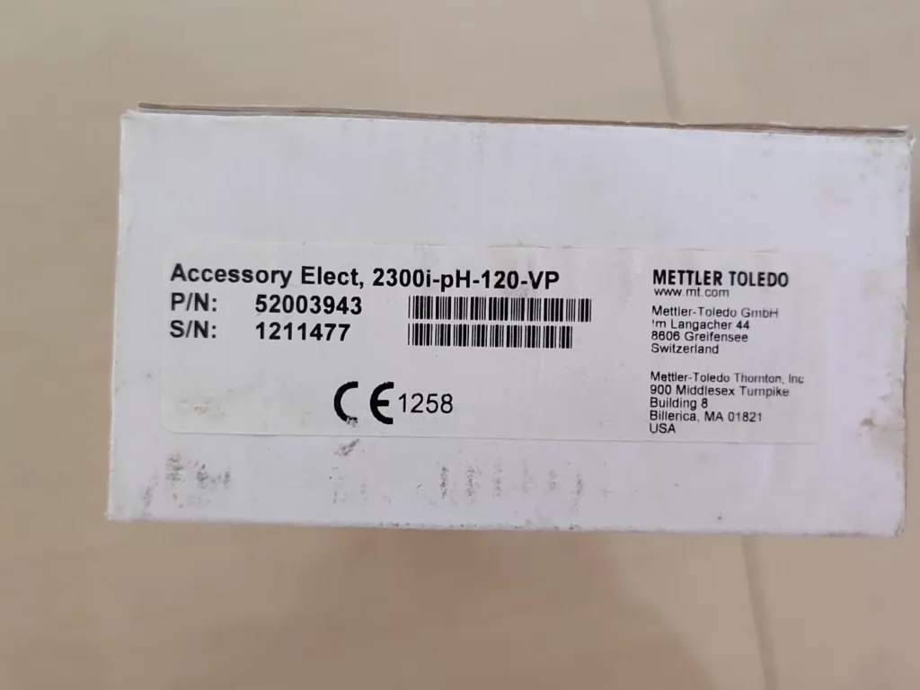 Mettler Toledo 2300i-PH/120/VP Electrode