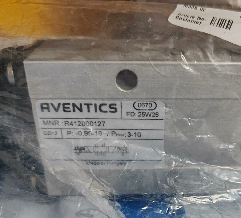 Aventics R412000127 Pneumatic Valve