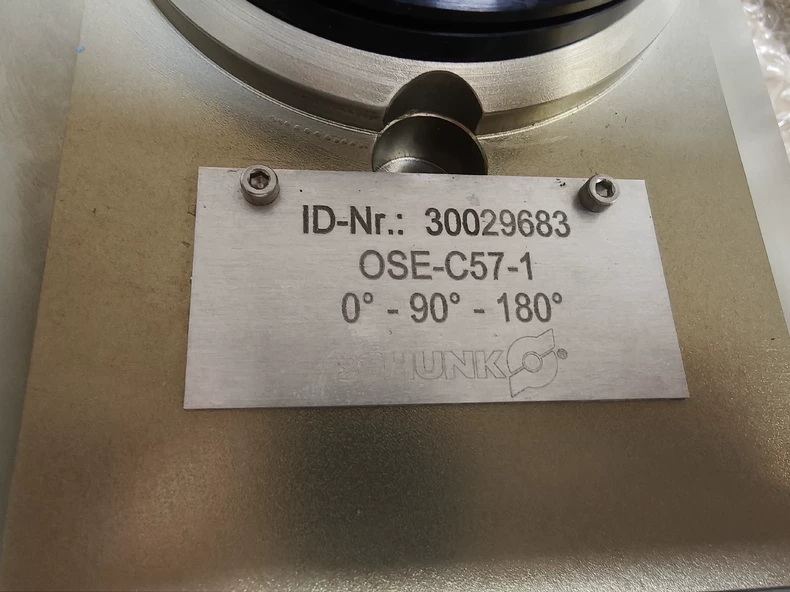 SCHUNK Pneumatic Rotary Actuator OSE-C57-1 thumbnail