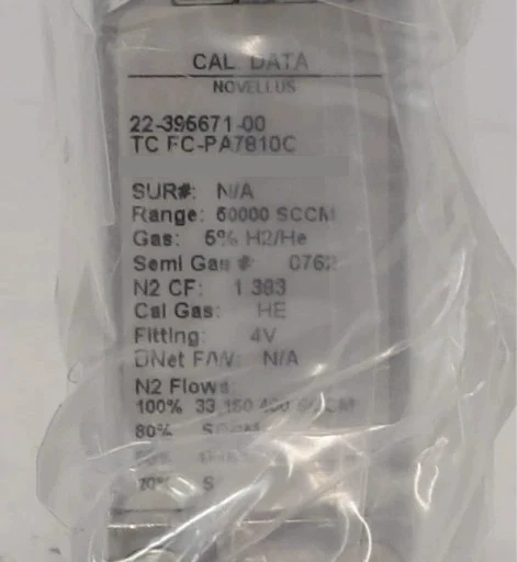 Aera FC-PA7810C Mass Flow Controller thumbnail