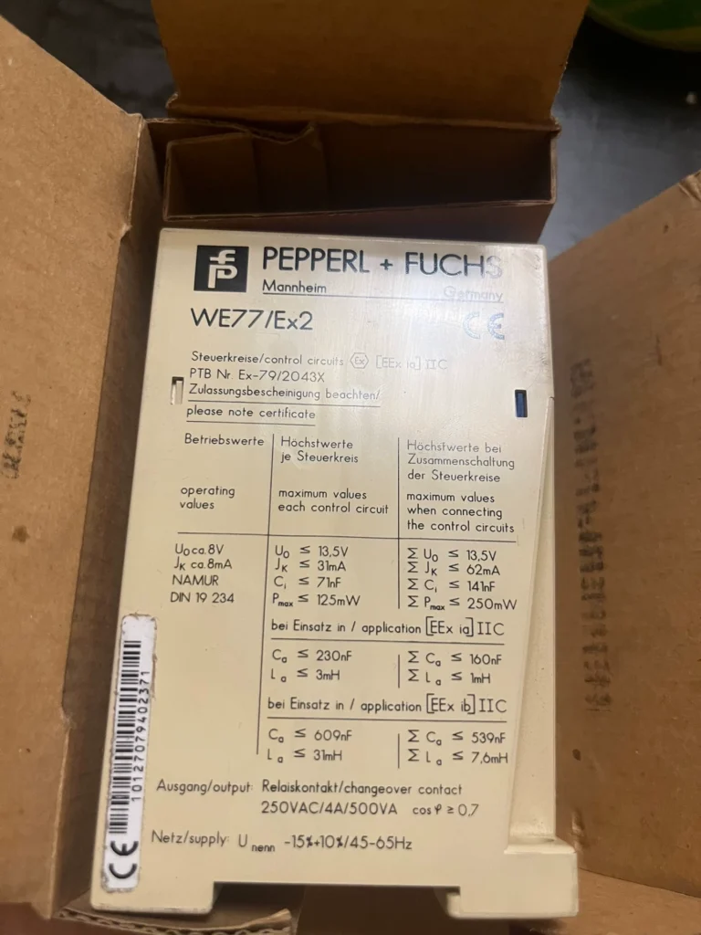 Pepperl+Fuchs WE77/EX2 Switch Amplifier thumbnail