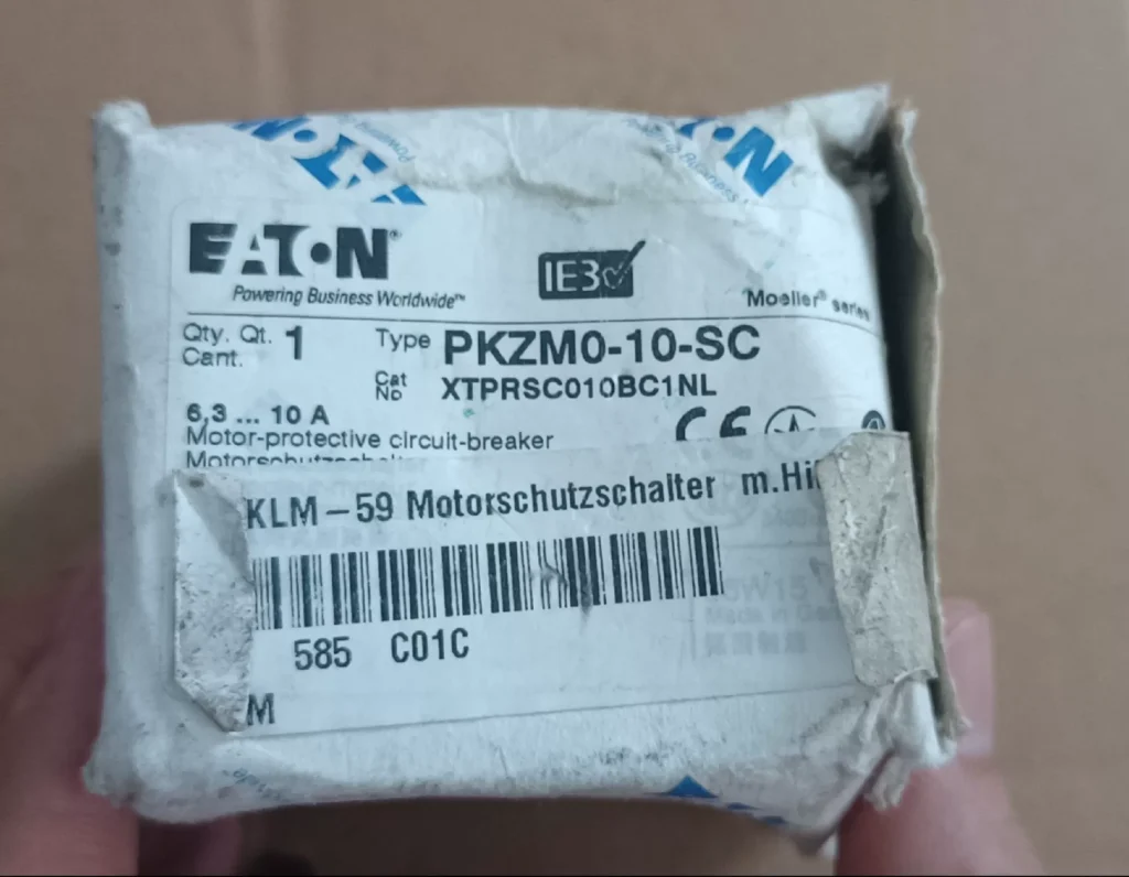 Eaton PKZM0-10-SC Circuit Breaker thumbnail