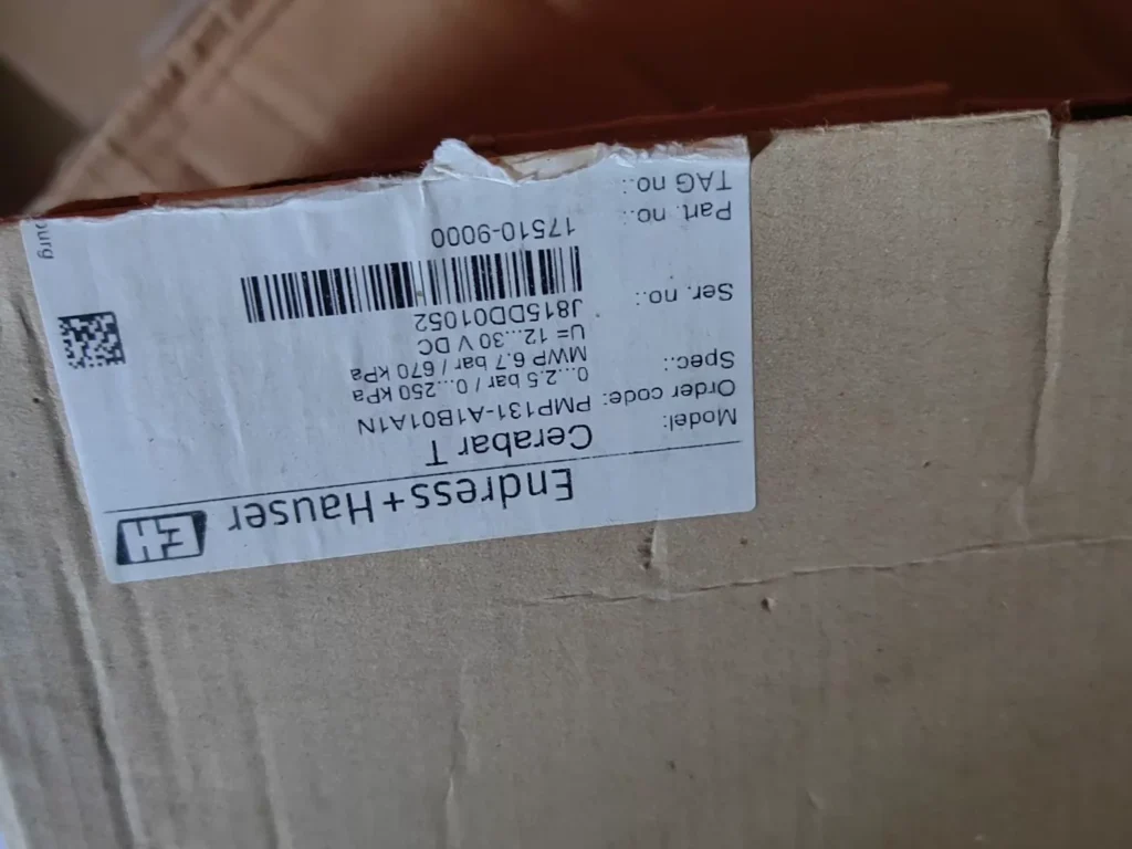 Endress+Hauser PMP131-A1B01A1N Pressure Transmitter