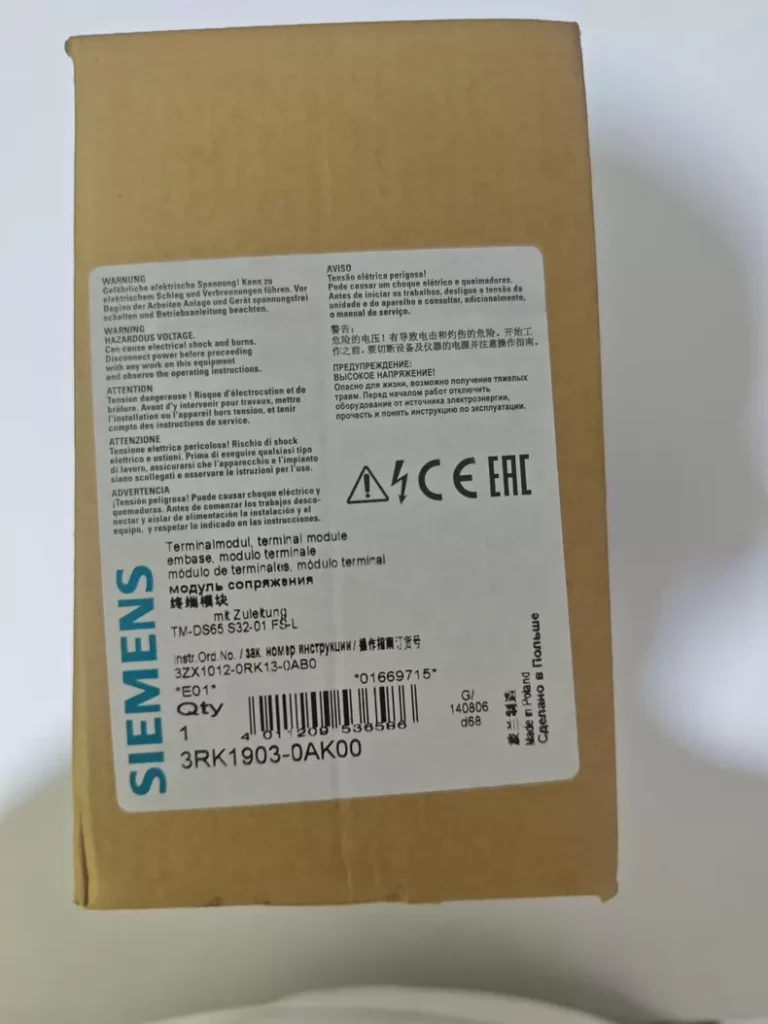 Siemens 3RK1903-0AK00 Terminal Module thumbnail