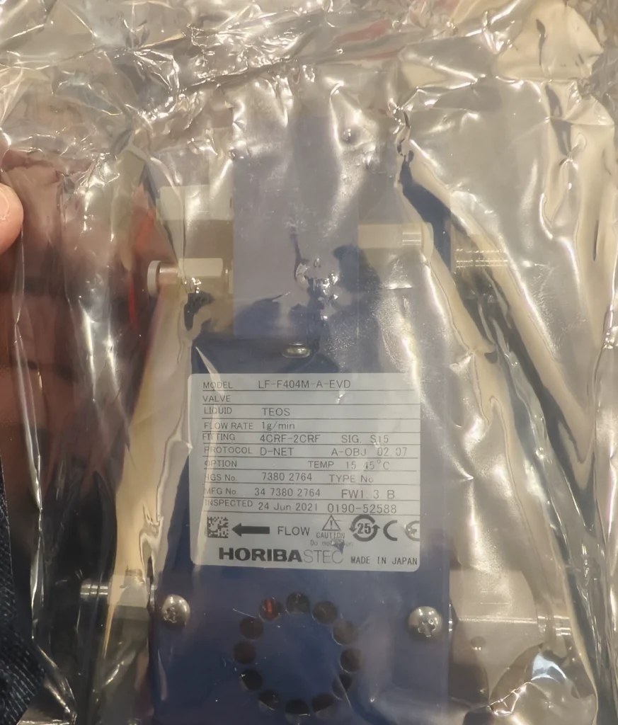 HORIBA STEC 0190-52588 Mass Flow Controller