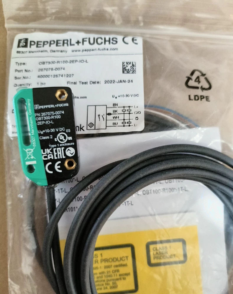 Pepperl+Fuchs Photoelectric Sensor OBT300-R100-2EP-IO-L thumbnail