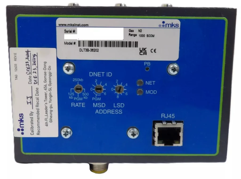 MKS Instruments DLT3B-35152 Mass Flow Controller thumbnail