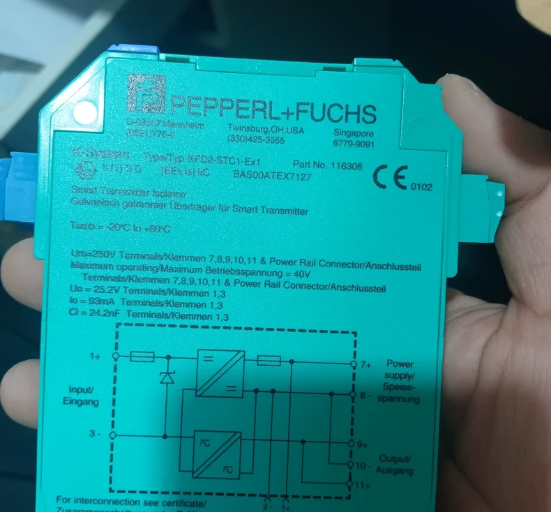 Pepperl+Fuchs KFD2-STC4-EX1 SMART Transmitter Power Supply thumbnail