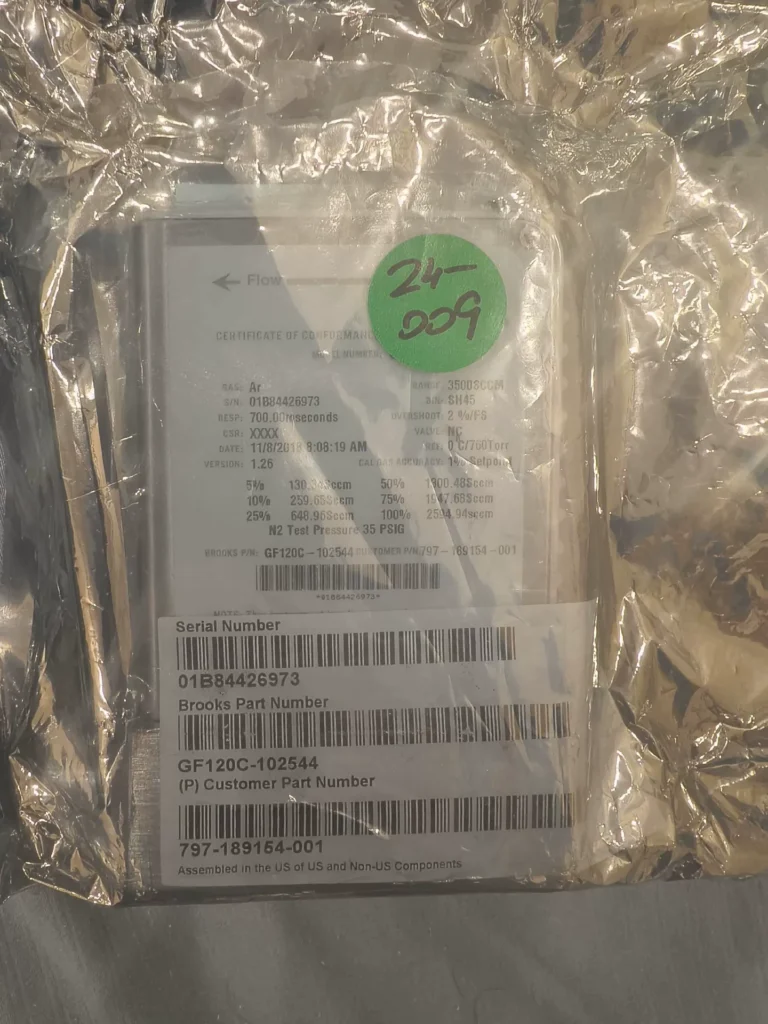 Brooks 797-189154-001 Mass Flow Controller