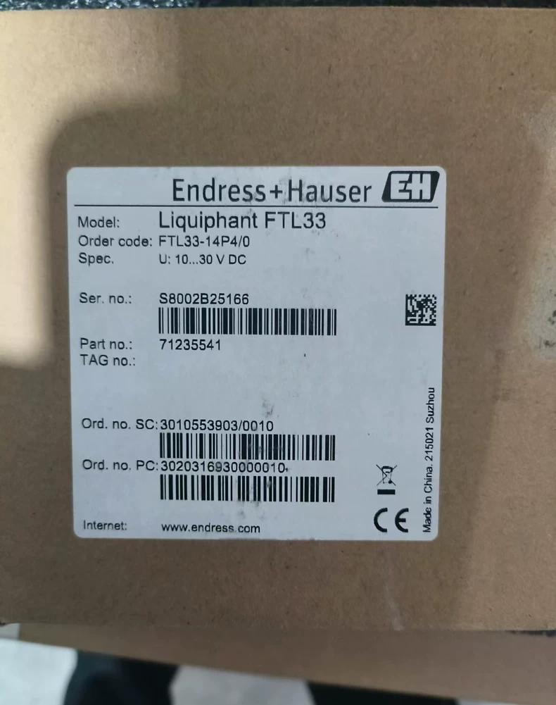 Endress+Hauser Level Switch FTL33-14P4/0