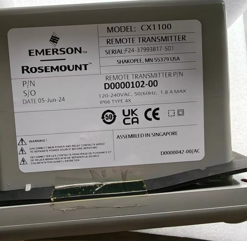 Emerson CX1100 Sensor thumbnail