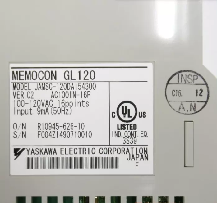 Yaskawa JAMSC-120DAI54300 PLC Module thumbnail