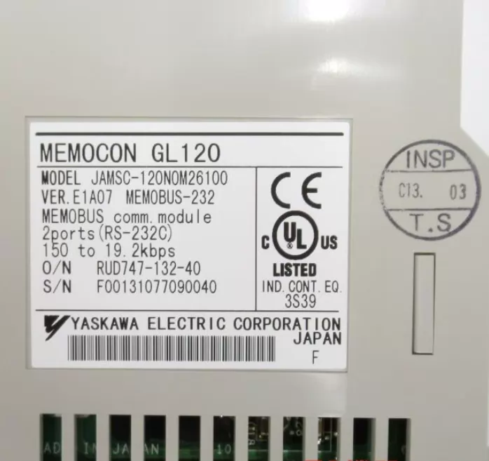 Yaskawa JAMSC-120NOM26100 PLC Module thumbnail
