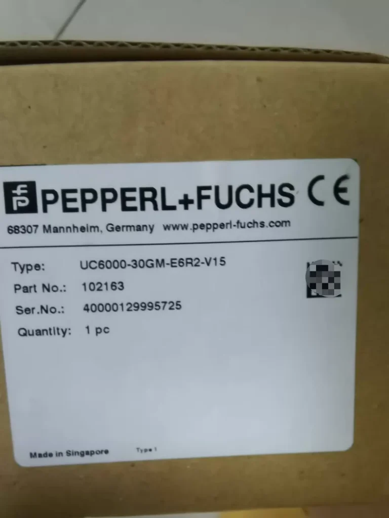 Pepperl+Fuchs UC6000-30GM-E6R2-V15 Ultrasonic sensor