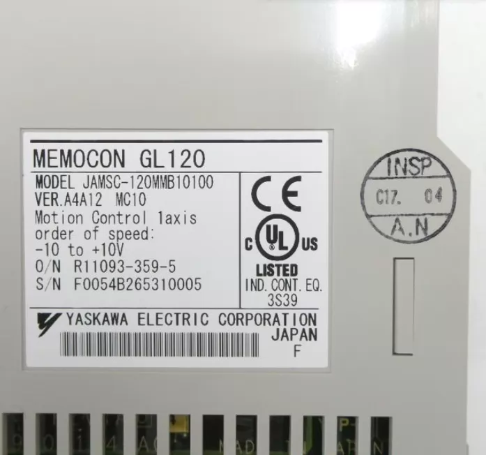 Yaskawa JAMSC-120MMB10100 PLC Module thumbnail