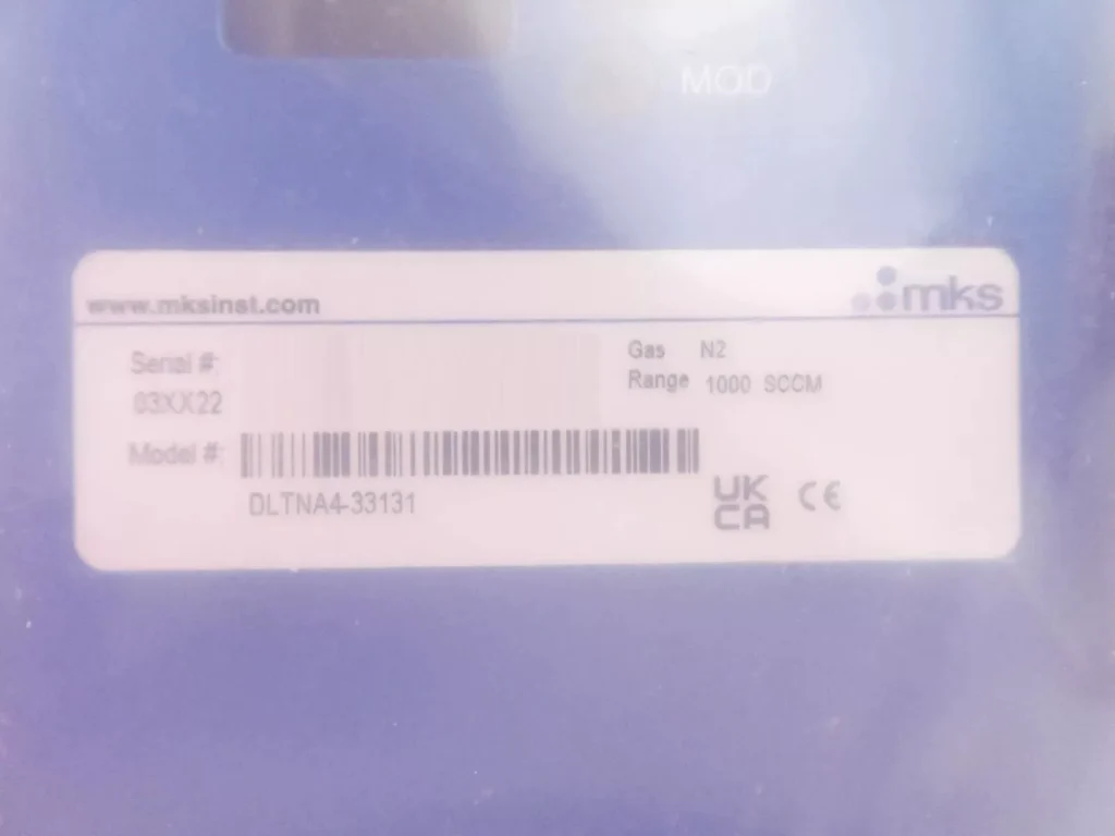 MKS Instruments DLTNA4-33131 Mass Flow Controller thumbnail
