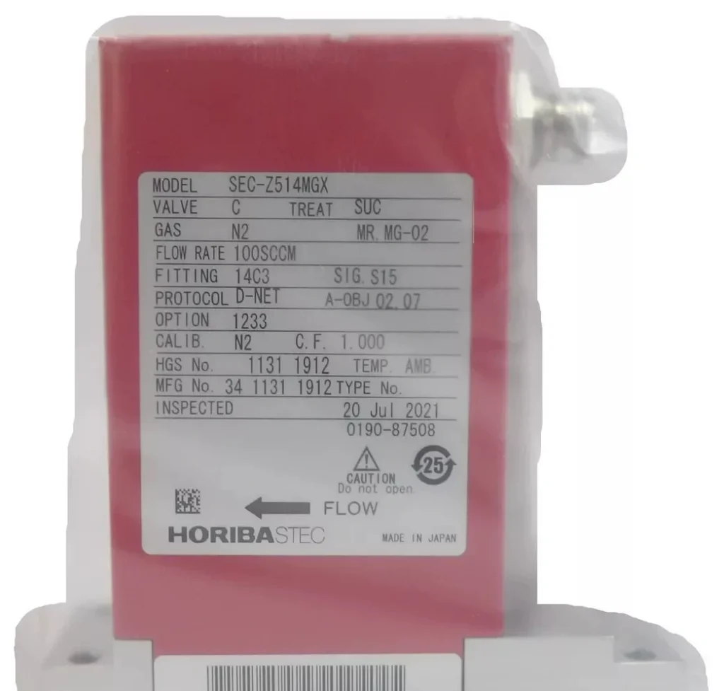 HORIBA STEC SEC-Z514MGX Mass Flow Controller