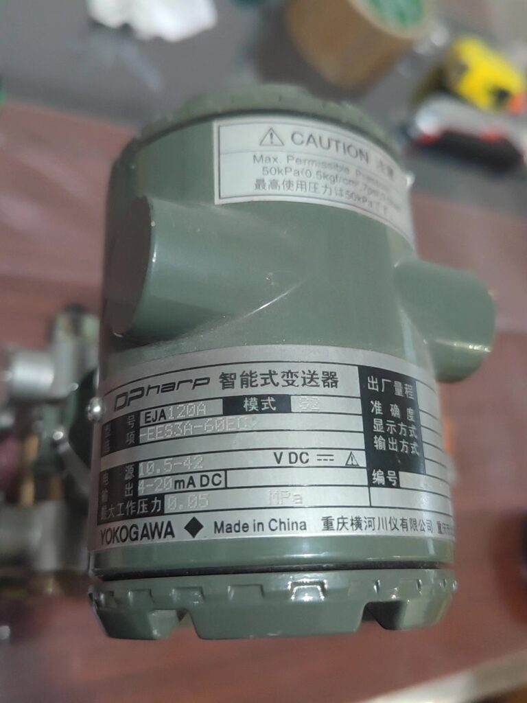 YOKOGAWA EJA120E-EES3A-60EC Pressure Transmitter
