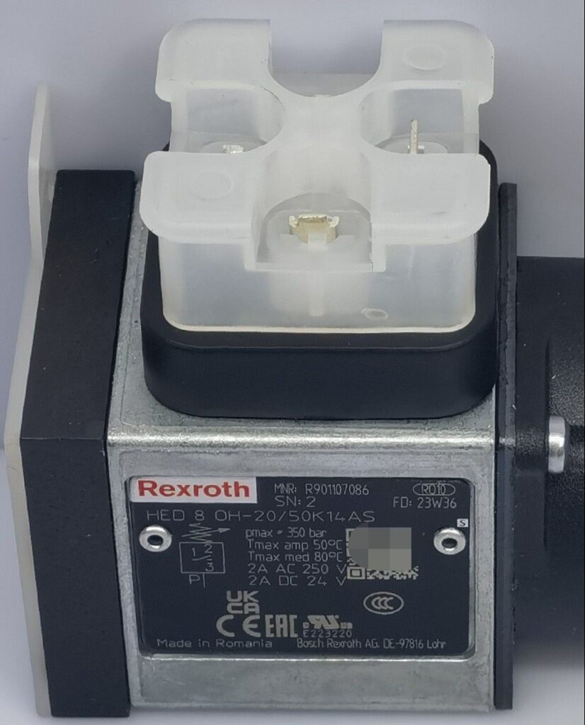 Bosch Rexroth HED8OH-20/50K14AS Pressure Switch thumbnail