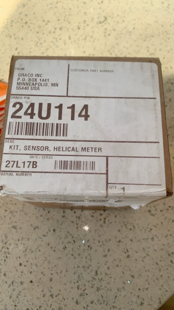 FROM 24U114 Flow Meter