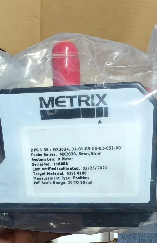 Metrix MX2036 Vibration Sensor thumbnail