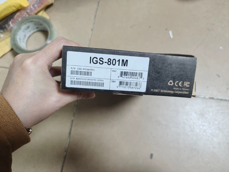 PLANET 8-Port Industrial Ethernet Switch IGS-801M
