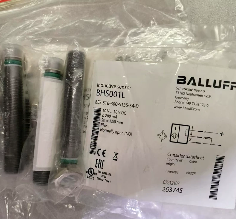 Balluff Inductive Proximity Sensor BES 516-300-S135-S4-D thumbnail