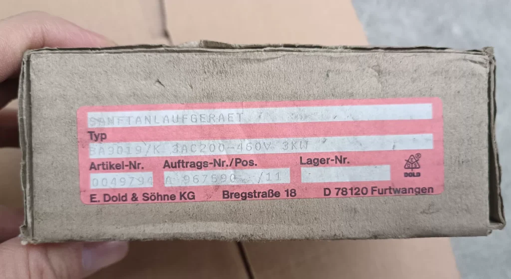 DOLD BA9019/K Safety Relay