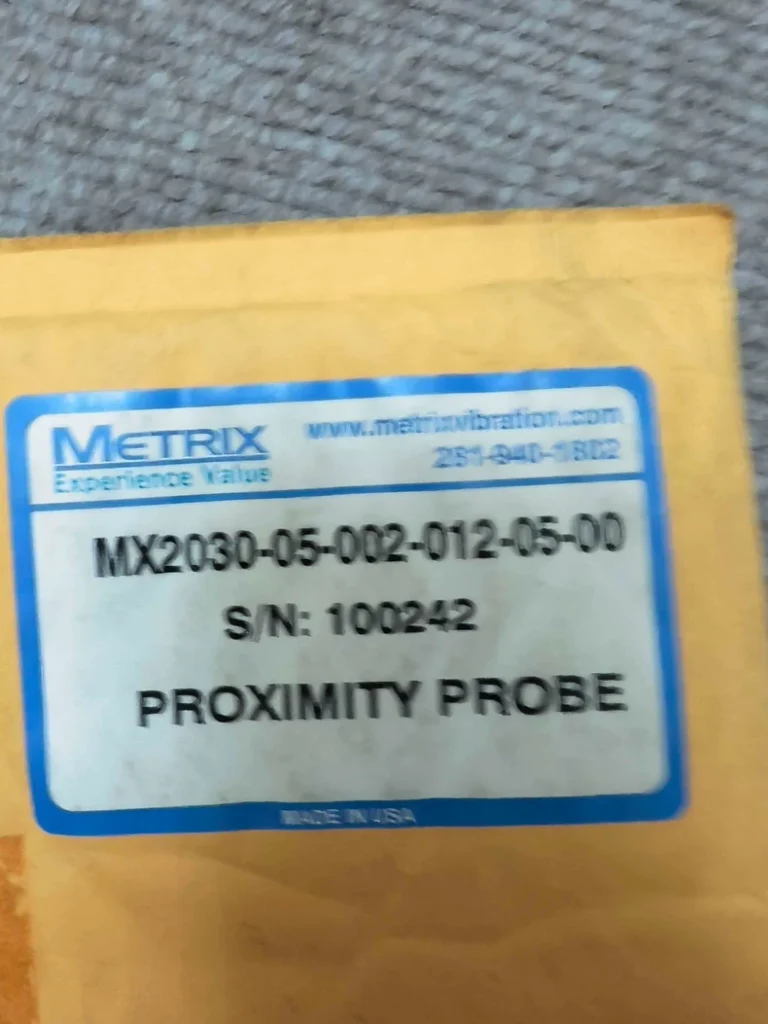 Metrix mx2030-05-002-012-05-00 Vibration Sensor