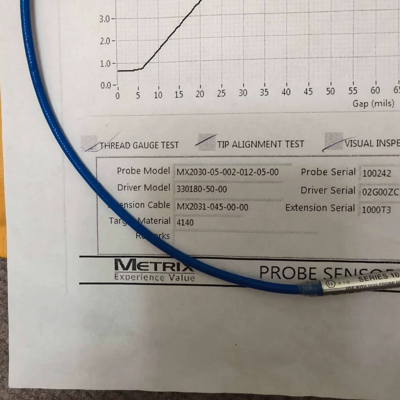 Metrix mx2030-05-002-012-05-00 Vibration Sensor thumbnail