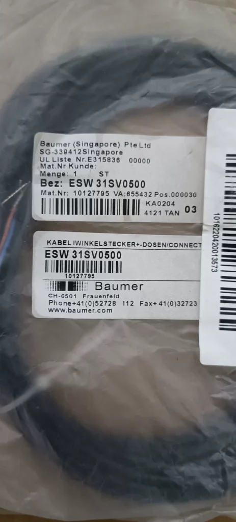 Baumer ESW31SH0500 Sensor